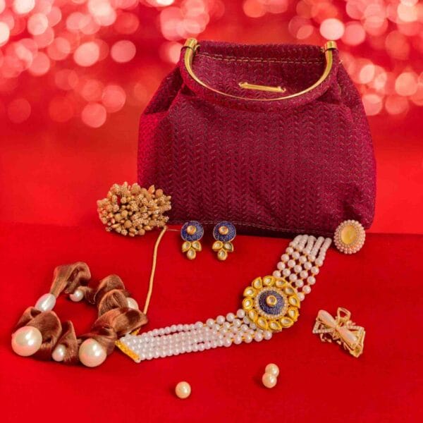 Maroon Luxury Jewellery Surprise Box