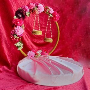 Handcrafted Baby Pink Ring Plate
