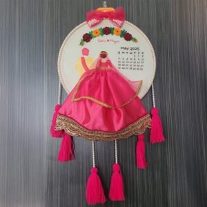 Personalized Embroidery Wedding Calendar Hoop