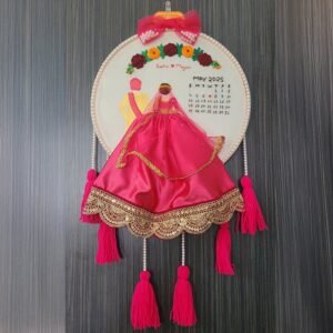 Personalized Embroidery Wedding Calendar Hoop