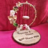 Personalized Mango Wood Engagement Ring Plate