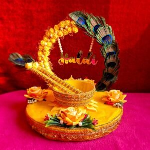 Radiant Yellow Haldi Platter
